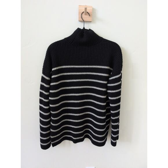 ALLSAINTS Melody Striped Merino Wool Blend Sweater - Small - Picture 4 of 7